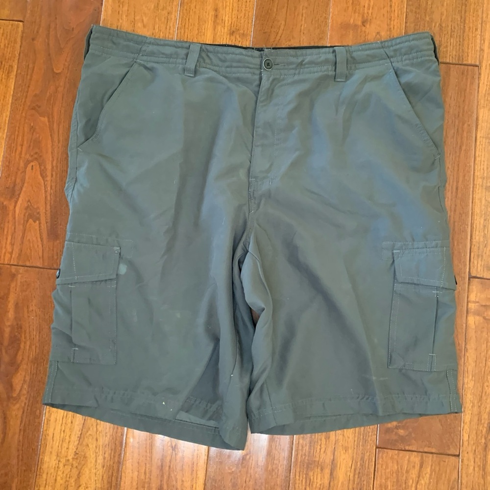 Tony Hawk Cargo Shorts Mens Size 42 Grey Skateboarding Hiking Outdoors Quick Dry